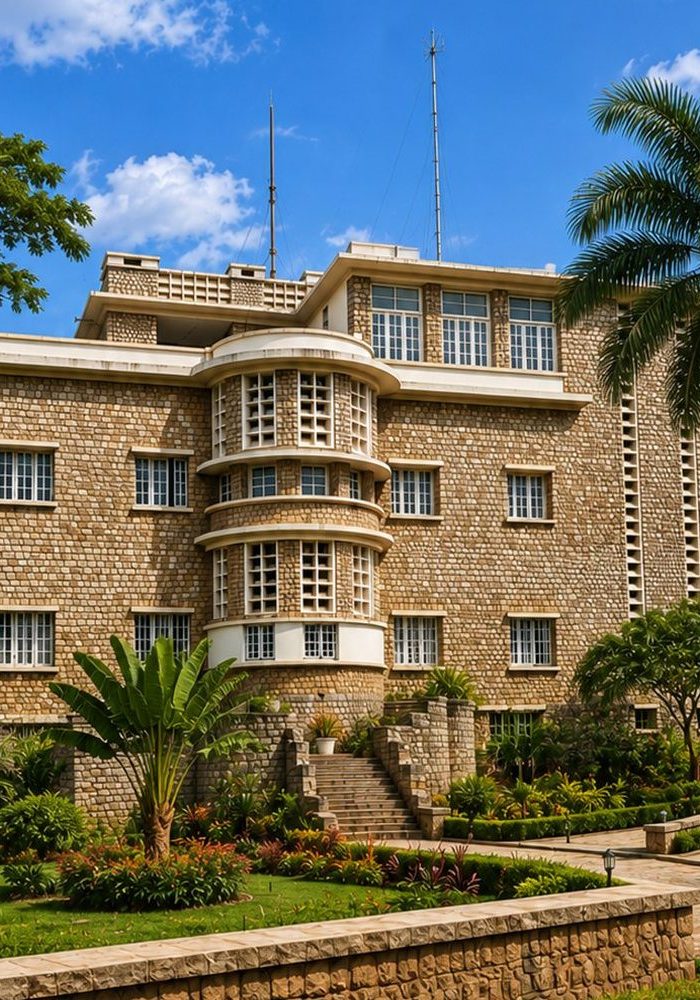 Le bâtiment de l’institut, à Mbanza-Ngungu